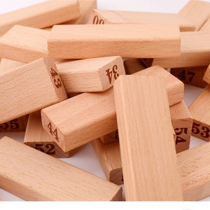 儿童益智玩具木制翻滚堆叠建筑塔游戏积木套装木制堆叠塔积木玩具 - Product Image 3