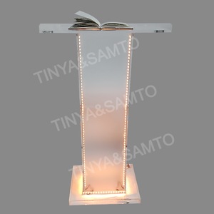 Podio de Acrílico Transparente, Moderno, para Iglesia, Conferencias, Bodas, Discursos, Presentaciones - Product Image 2