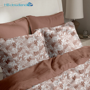 Ensemble de couette Cloudland Wild Luxury toutes saisons, 3 pièces, style méditerranéen, écologique, taille Queen, housse de couette design - Product Image 4