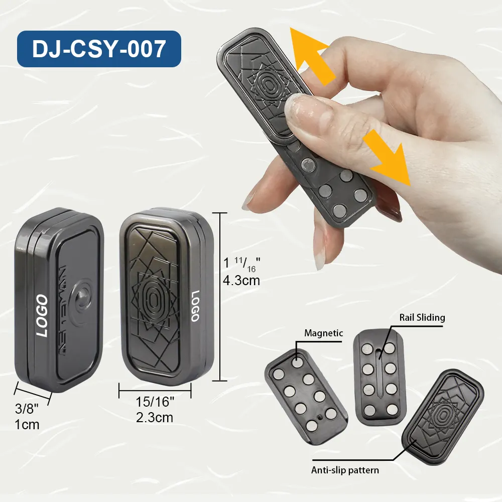 New Design Fidget Hand Spinner Magnetic Push Slider Toys Stress Relieve Haptic Anti Stress Hand Adult Fidget Toy
