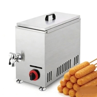Friteuse électrique 25L pour hot-dogs, machine à corn-dogs au fromage, appareil à frire les hot-dogs
