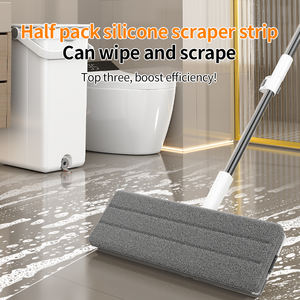 Vente directe d'usine 2025 Nouvelle serpillière magique facile <span class=keywords><strong>à</strong></span> essorer sans les mains, serpillière de nettoyage de sol pour la maison, serpillière plate en microfibre paresseuse et seau - Product Image 6