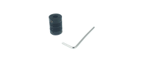 Accouplement en plastique nylon pour encodeur rotatif, type de manchon en caoutchouc flexible, accouplement E69-C06B