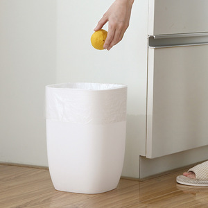 He Dou Single Layer Trash Can 10L Cylindrical Big Size Indoor Use For Home Living Room Bedroom Bathroom Kitchen - Product Image 3