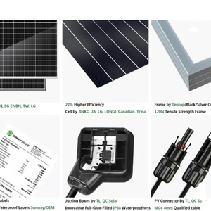 Produit solaire monocristallin à haute efficacité 560w 550W Panneaux solaires mono - Product Image 1