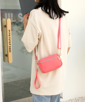 Tas Selempang Wanita Tas Tangan Kasual Mini Tas Satchel Tas Kurir Wanita Kecil Dompet Ponsel Tali Bahu Dapat Dilepas