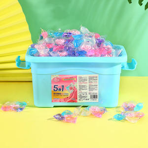 High Quality Healthy Infant Pregnant Mothers Can Use 5 In1 <b>Detergent</b> Gel Beads Wash Lasting Fragrance Laundry Pods - Product Image 1