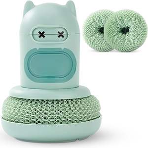 Cepillo de Limpieza Automático con Forma de Dibujo Animado, de Alta Calidad, con Mango, Accesorio de Cocina - Product Image 1