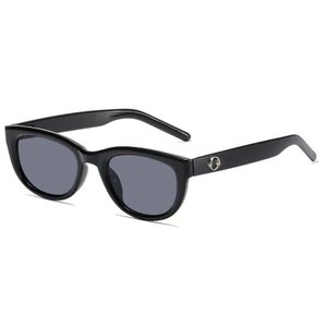 Lunettes de soleil unisexes Gm, design œil de chat, monture en PC, verres AC, protection UV400, type 3, pare-soleil, couleur noire, pour femmes et hommes - Product Image 4