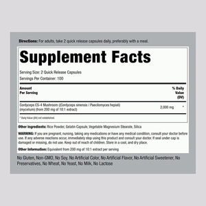 Suplemen Herbal Ekstrak Berkualitas Tinggi 3000mg Kapsul Ekstrak <span class=keywords><strong>Cordyceps</strong></span> Sinensis - Product Image 2