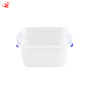 Boîte de rangement ménagère avec couvercle, en plastique transparent PP, empilable, pour jouets, vêtements et outils - Product Image 4