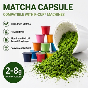Capsules de thé vert matcha Goma Matcha Latte K Cup, qualité supérieure, bio, pour la maison et le bureau - Product Image 2