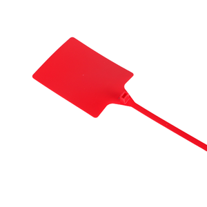 Plastic Seal Strip Tags Blank Luggage Tag with Cable Tie Custom Printed <b>Label</b> Tag - Product Image 2