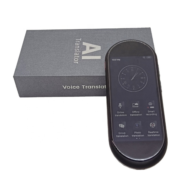 A10-2024 Best Language English Transtor Online Offline Photo Translate Portable Translator Device Support 4G Interpreter Device