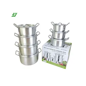 Promotieartikel Aluminium Potset 7 Stuk Commercieel Kookgerei Set Caldero Kookpotten Met Deksel