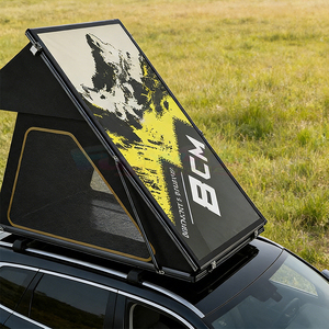 JIYA 8cm Thin Roof Top <b>Tent</b> Carbon Fibre <b>for</b> <b>Car</b> Hard Lightweight Automatic Quick Open Vehicle Triangle Oxford CD31 JIYA 8cm Thi - Product Image 1
