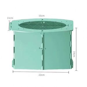 Asiento de Inodoro Plegable Portátil de Plástico para Bebés, Niños y Niñas, para Entrenamiento de Orinal, Viajes y Uso en Exteriores - Product Image 4