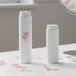 Cosmetic Matte Packaging Skincare Serum Shampoo <b>Plastic</b> <b>Bottle</b> <b>Empty</b> Replacement Luxury White Frosted Airless Pump <b>Bottles</b> - Product Image 1