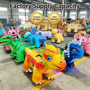 Coche eléctrico de dinosaurio para niños, equipo de entretenimiento animatrónico para parques temáticos - Product Image 6