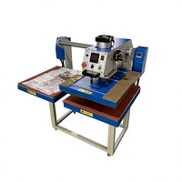 Compresseur d'air pneumatique Tables doubles Presse à chaud pour t-shirts par sublimation