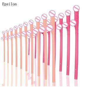 ของตกแต่งงานปาร์ตี้สละโสด หลอดดูดน้ำรูปอวัยวะเพศชาย งานฉลองคืนสาวๆ หลอดพลาสติกหลากสี - Product Image 3