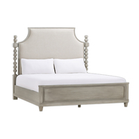 Lit king size antique en acajou massif sculpté à la main, luxueux, doré à l'or fin, style arabe, pour la décoration de la maison