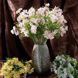 Fleurs artificielles Orchidée dansante Jaune Bleu Décoration Maison Bouquet de Mariage Plante Murale Allée DY1-124A - Product Image 1
