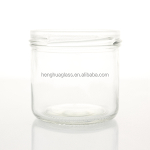 Mini 150ml 500ml rõ ràng thực phẩm thủy tinh lưu trữ Jar miệng rộng vòng cho Mứt Mật Ong trứng Cá Chim làm tổ với nắp vàng - Product Image 2