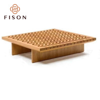 Meubles de maison modernes, table basse carrée en bois, design créatif, meubles de salon, table basse