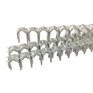 Chine Fournisseurs Matériel Galvanisé Vertex Clips 132A38G M87 CL-39 Clinching Staples Razor Wire Clips