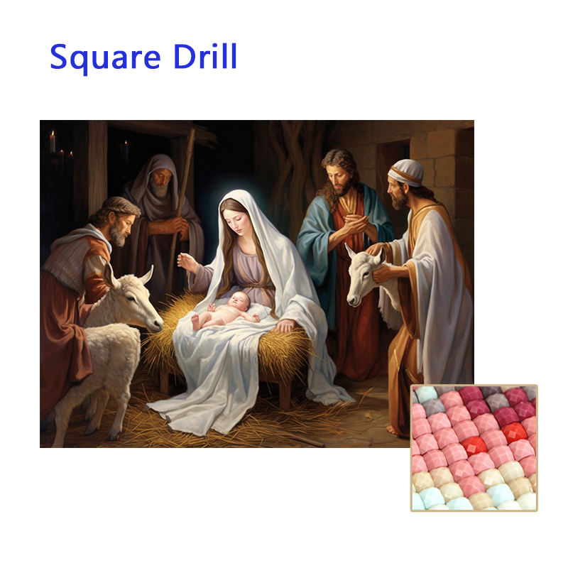 Square Drill colorful