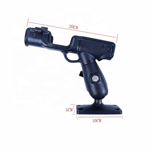 Support de tige pivotant réglable pour la pêche en lac et en rivière pour le support de montage sur poteau de radeau de bateau - Product Image 6