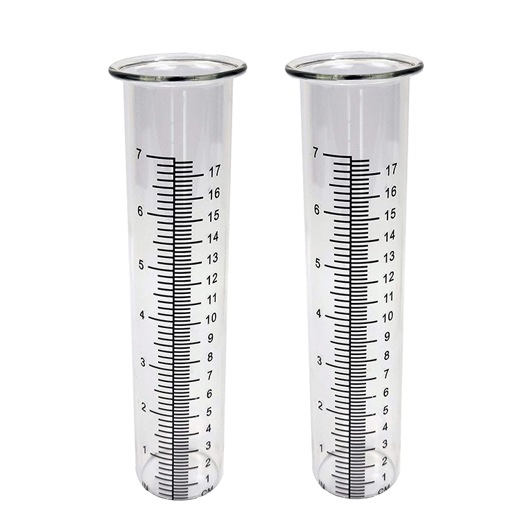 Высокоточная пробирка из боросиликатного стекла со шкалой для лаборатории