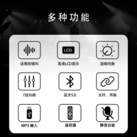 Procesador de Audio DSP Profesional ADSP K883R, Dispositivo de Karaoke Metálico con Pantalla LED Digital, Emparejamiento Estéreo XLR