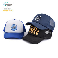 Gorra transpirable de 5 paneles para montar al aire libre para hombre Gorra de malla de béisbol con logotipo personalizado con logotipo bordado