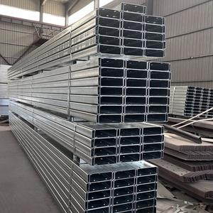 Acero Galvanizado en Forma de C ASTM A36 5 # -40 #   Acero Grado Q235 para Correas de Techo y Estructuras de Construcción - Product Image 2