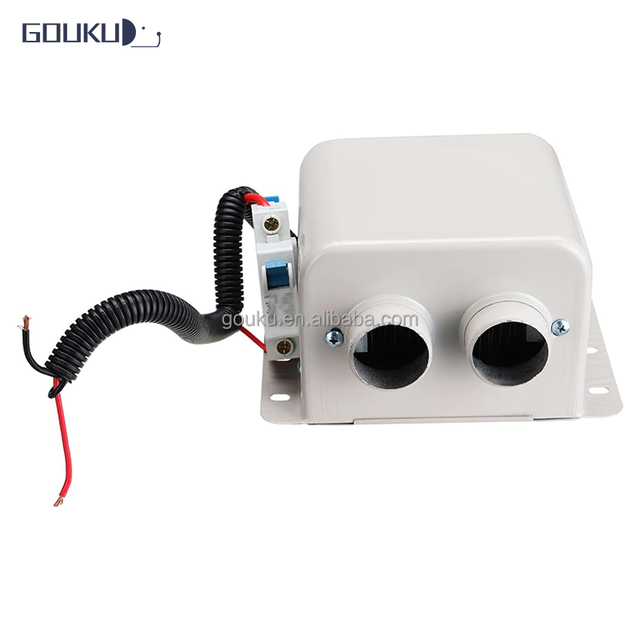 12V New Car Electric Heater Heating Fan Windshield Dryer Ceramic 2 Hole Defroster Demister Air Heater