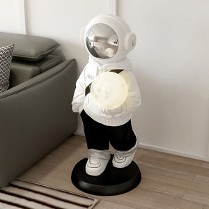 BHM 도매 럭셔리 귀여운 카툰 하이엔드 우주인 달 램프 대형 레진 현관 장식 홈 엘레강스 아트 스타일 - Product Image 6