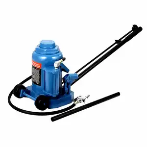 Air Hydraulic Bottle Jacks 50 Ton Manual Pneumatic Dual Use Heavy Duty Air Hydraulic Bottle Truck Jack