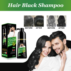 Lichen-<span class=keywords><strong>champú</strong></span> de tinte rápido para hombre, <span class=keywords><strong>champú</strong></span> semipermanente de color negro para el cabello - Product Image 6