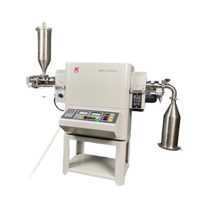 Équipement de laboratoire Céramique ou Quartz Four tubulaire 1400c Degree Od 50 mm 70mm Four tubulaire électrique programmable avec flux de gaz - Product Image 1