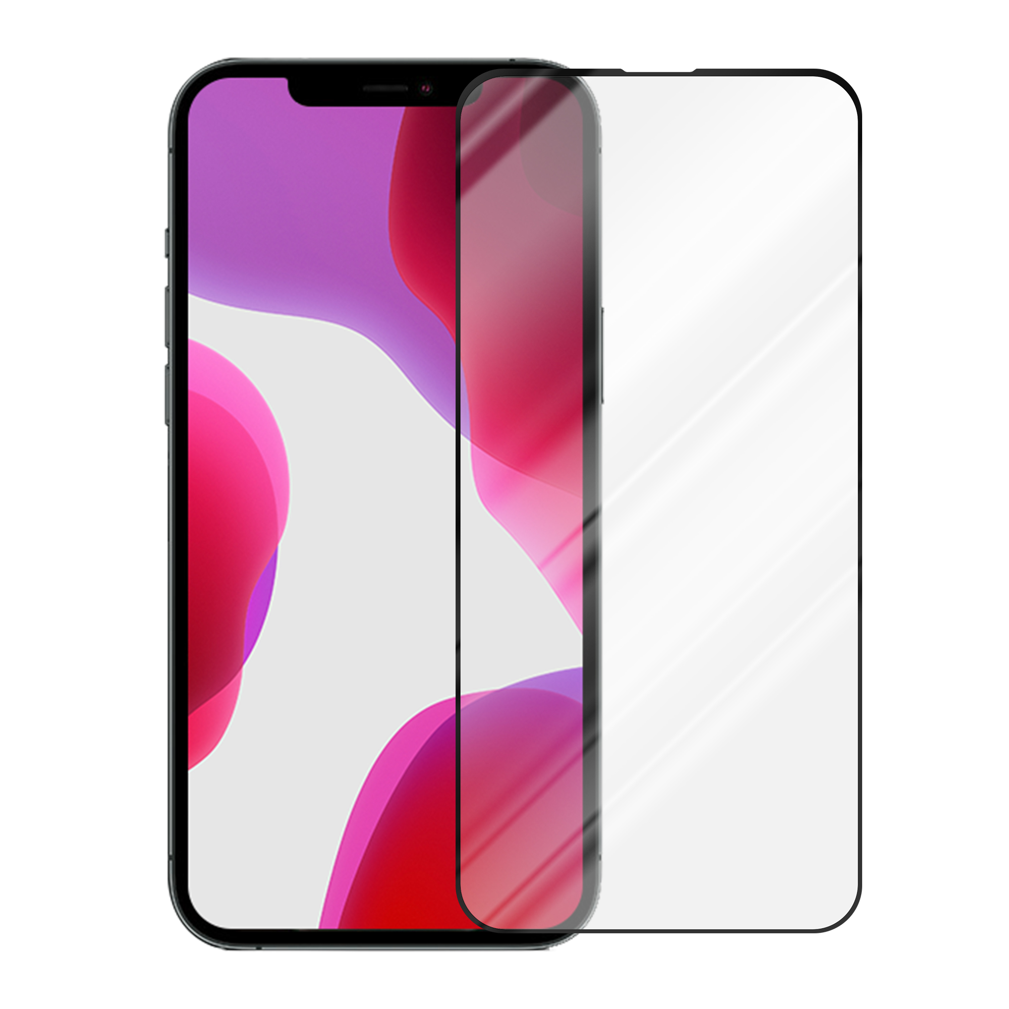 Закаленное стекло 9D для защиты экрана телефона от царапин для iPhone 13 pro max