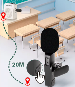 Amplificateur de microphone cravate sans fil GL11 2.4G pour guides touristiques et enseignement, microphone cravate universel pour amplification - Product Image 4