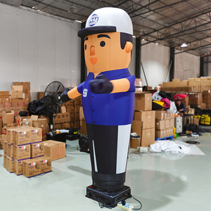 야외 광고 맞춤형 모델 풍선 손 흔드는 만화 캐릭터 에어 댄스 스타 환영 행사용 - Product Image 4