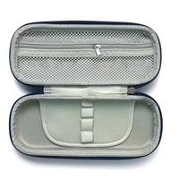Étui à crayons rigide en EVA avec logo personnalisé, antichoc, fermeture éclair, boîte de rangement pour fournitures scolaires, trousse à crayons pour enfants avec poche intérieure en maille
