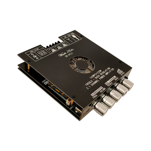 โมดูลเครื่องขยายเสียง WUZHI AUDIO <span class=keywords><strong>HT21</strong></span>-3G รุ่นที่สาม ระบบเสียง 2.1 แชนแนล สำหรับลำโพง พร้อมเสียงแหลม เสียงเบส และซับวูฟเฟอร์ กำลังขับ 160Wx2+220W สำหรับฟังเพลง - Product Image 1