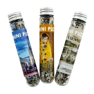 Oem tùy chỉnh thiết kế mini văn bản ống ghép hình câu đố 100 miếng Chất lượng cao Mini câu đố - Product Image 1