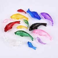 Nouvelle mode de mariage en verre poisson délicat coloré personnalisé en gros