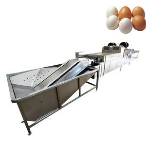 Máquina Automática Multifunción para Lavar Huevos, Motor de Acero Inoxidable 304, Alta Capacidad de 500 Piezas/min, para Fábrica de Alimentos y Snacks, Uso Comercial - Product Image 1