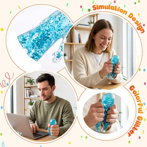 ของเล่นบีบมือนุ่มๆ นาตาชา รุ่นใสวิ้งๆ กลิตเตอร์มอลโทส บรรเทาความเครียด คืนรูปช้าๆ ของเล่นฟิดเจ็ต สำหรับเด็กอายุ 5 ถึง 7 ปี - Product Image 4